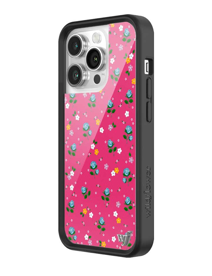 Pink Dainty Florals iPhone Case - Aaria Tees Aaria Tees