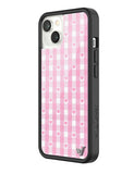 Gingham Hearts | Pink iPhone Case - Aaria Tees Aaria Tees