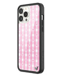 Gingham Hearts | Pink iPhone Case - Aaria Tees Aaria Tees