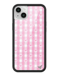 Gingham Hearts | Pink iPhone Case - Aaria Tees Aaria Tees