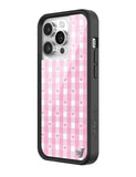 Gingham Hearts | Pink iPhone Case - Aaria Tees Aaria Tees