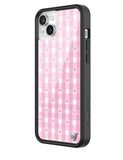 Gingham Hearts | Pink iPhone Case - Aaria Tees Aaria Tees