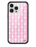 Gingham Hearts | Pink iPhone Case - Aaria Tees Aaria Tees
