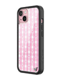 Gingham Hearts | Pink iPhone Case - Aaria Tees Aaria Tees