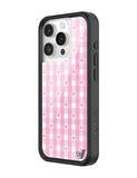 Gingham Hearts | Pink iPhone Case - Aaria Tees Aaria Tees