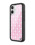 Gingham Hearts | Pink iPhone Case - Aaria Tees Aaria Tees