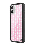 Gingham Hearts | Pink iPhone Case - Aaria Tees Aaria Tees