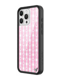 Gingham Hearts | Pink iPhone Case - Aaria Tees Aaria Tees