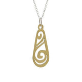 Water Ha Brass Necklace - Aaria Tees Aaria Tees