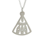 Earth Tlalli Sterling Silver Necklace - Aaria Tees Aaria Tees