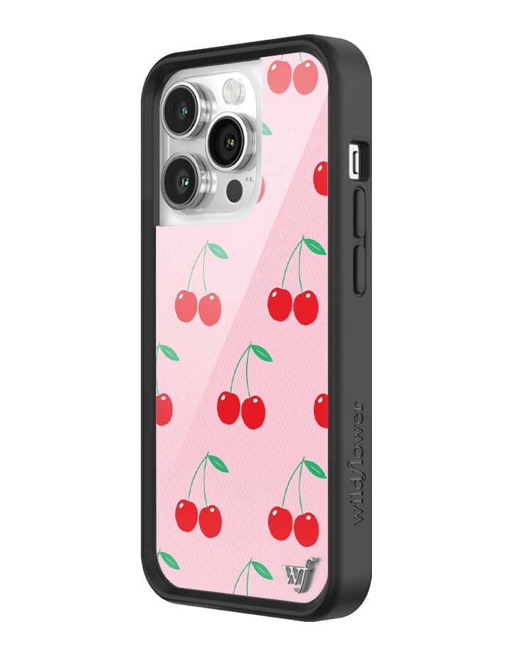 Pink Cherries iPhone Case - Aaria Tees Aaria Tees