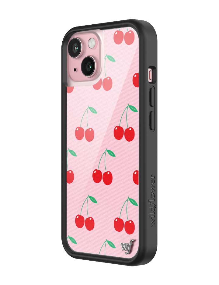 Pink Cherries iPhone Case - Aaria Tees Aaria Tees