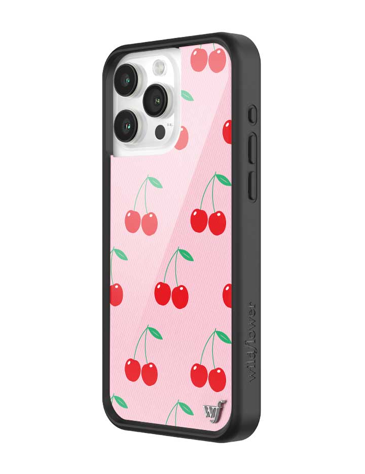 Pink Cherries iPhone Case - Aaria Tees Aaria Tees