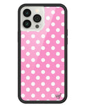 Polka Dot | Pink and White iPhone Case Aaria Tees