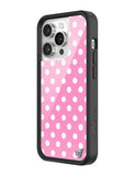 Polka Dot | Pink and White iPhone Case Aaria Tees
