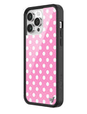 Polka Dot | Pink and White iPhone Case Aaria Tees