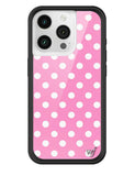 Polka Dot | Pink and White iPhone Case - Aaria Tees Aaria Tees
