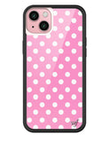 Polka Dot | Pink and White iPhone Case - Aaria Tees Aaria Tees