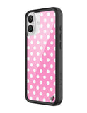 Polka Dot | Pink and White iPhone Case - Aaria Tees Aaria Tees