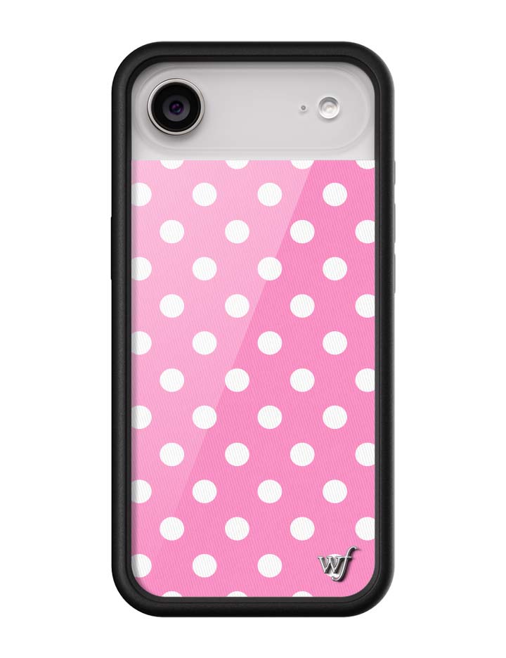 Polka Dot | Pink and White iPhone Case - Aaria Tees Aaria Tees