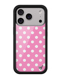 Polka Dot | Pink and White iPhone Case - Aaria Tees Aaria Tees
