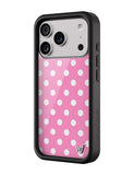 Polka Dot | Pink and White iPhone Case - Aaria Tees Aaria Tees