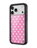 Polka Dot | Pink and White iPhone Case - Aaria Tees Aaria Tees