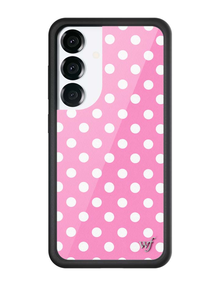Polka Dot | Pink and White Samsung Galaxy Case - Aaria Tees Aaria Tees