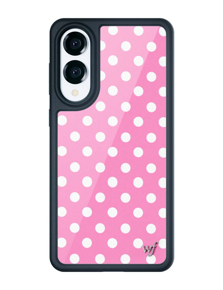 Polka Dot | Pink and White Samsung Galaxy Case - Aaria Tees Aaria Tees