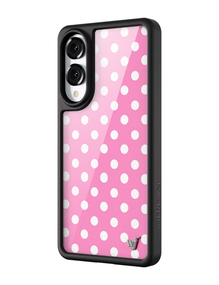 Polka Dot | Pink and White Samsung Galaxy Case - Aaria Tees Aaria Tees