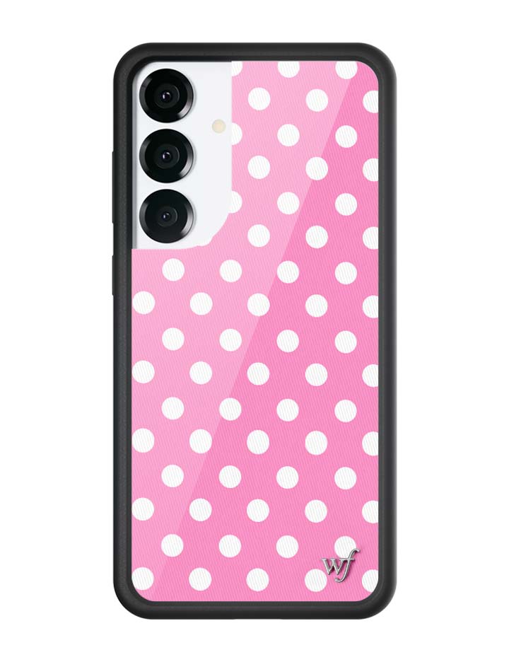 Polka Dot | Pink and White Samsung Galaxy Case - Aaria Tees Aaria Tees