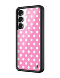 Polka Dot | Pink and White Samsung Galaxy Case - Aaria Tees Aaria Tees
