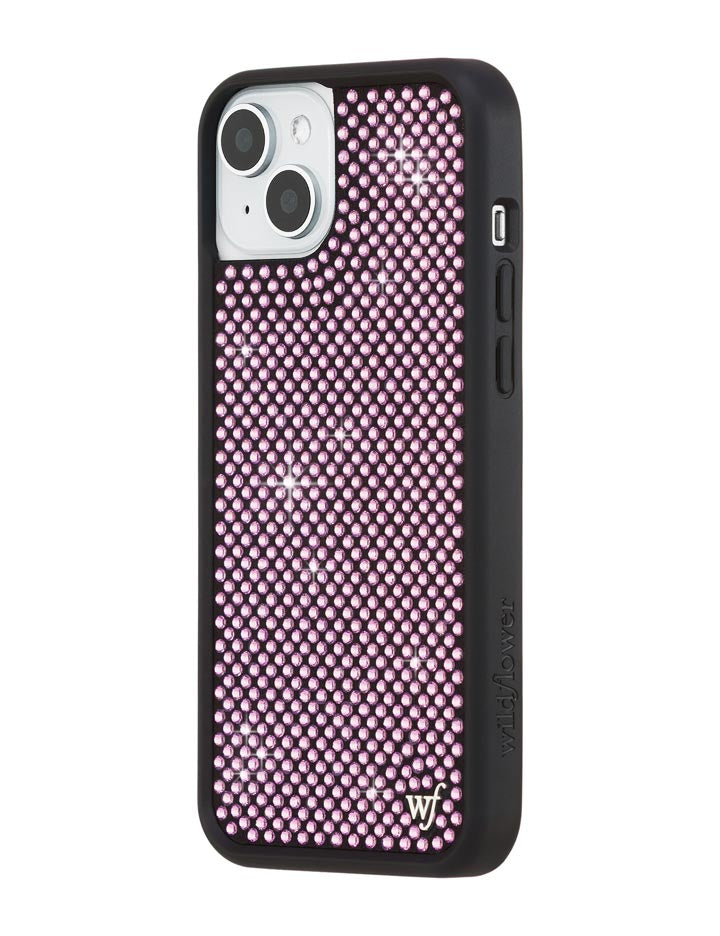 Rhinestone iPhone Case | Pink - Aaria Tees Aaria Tees