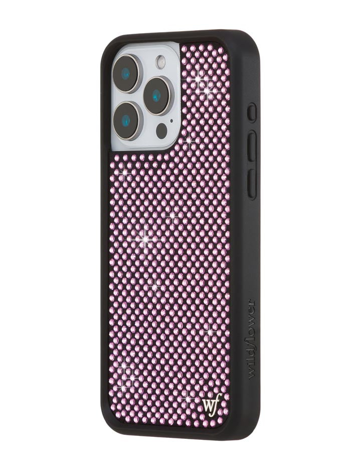 Rhinestone iPhone Case | Pink - Aaria Tees Aaria Tees