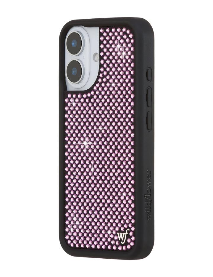 Rhinestone iPhone Case | Pink - Aaria Tees Aaria Tees