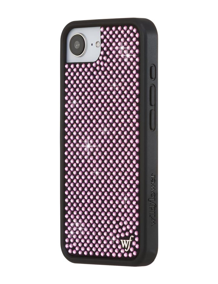 Rhinestone iPhone Case | Pink - Aaria Tees Aaria Tees
