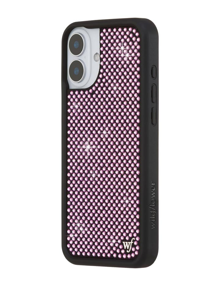 Rhinestone iPhone Case | Pink - Aaria Tees Aaria Tees
