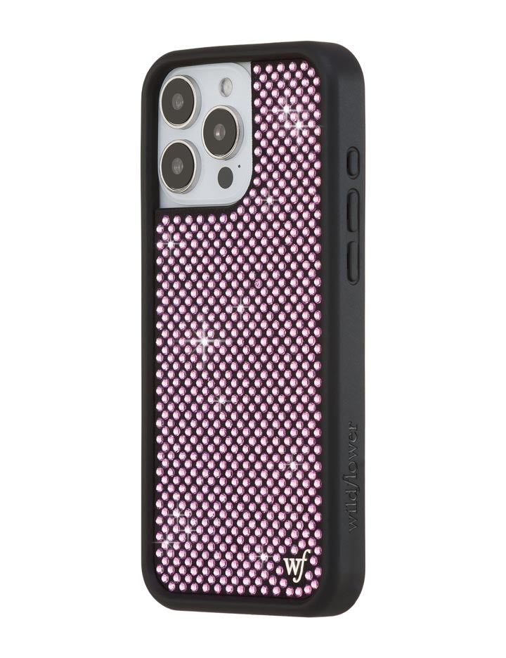 Rhinestone iPhone Case | Pink - Aaria Tees Aaria Tees