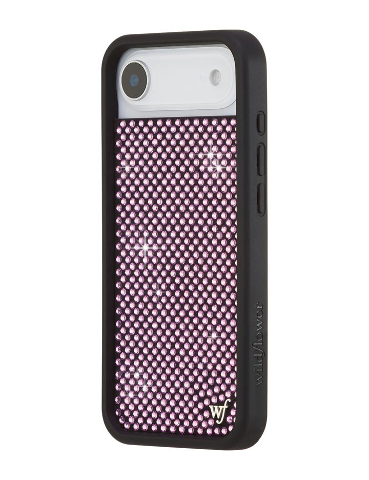 Rhinestone iPhone Case | Pink - Aaria Tees Aaria Tees