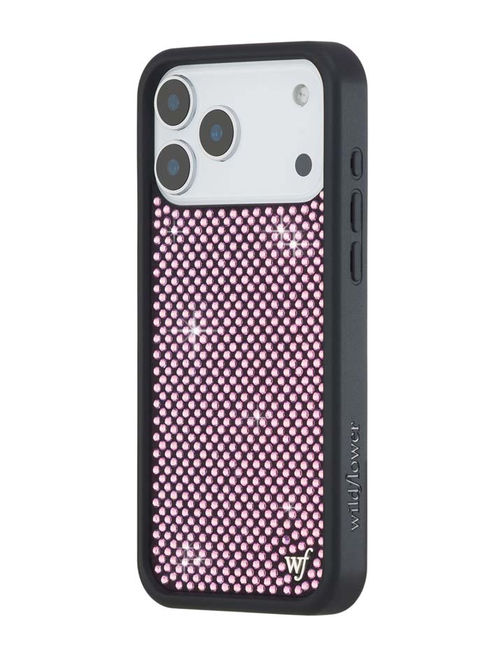Rhinestone iPhone Case | Pink - Aaria Tees Aaria Tees