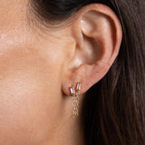 Malia Double Stud Earrings Aaria Tees