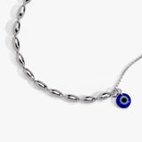 Evil Eye Pull Chain Bracelet - Aaria Tees Aaria Tees