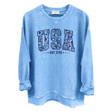 USA Floral Est 1776 (Front) Aaria Tees