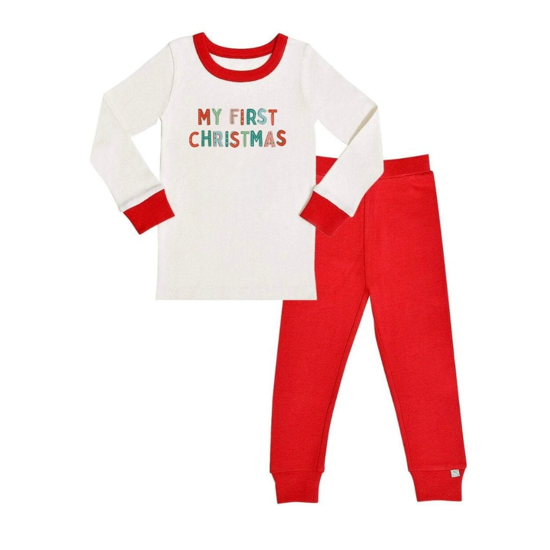 pajamas | my first christmas (baby) - Aaria Tees