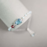 London Blue Quartz Gold Isla Bracelet Aaria Tees