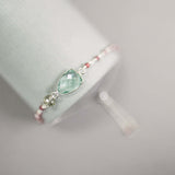 Green Amethyst Gold Isla Bracelet Aaria Tees