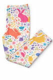Pastel Floral Bunnies Leggings - Aaria Tees Aaria Tees