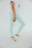 Pastel Green Leggings - Aaria Tees Aaria Tees