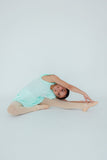 Pastel Green S/S Twirl Leotard - Aaria Tees Aaria Tees