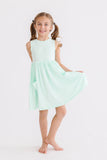 Pastel Green Tank Pocket Twirl Dress - Aaria Tees Aaria Tees